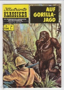 Illustrierte Klassiker 124: Auf Gorilla-Jagd (1. Auflage)