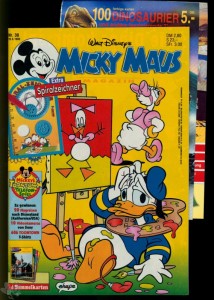 Micky Maus 38/1993 mit Atlas Prospekt