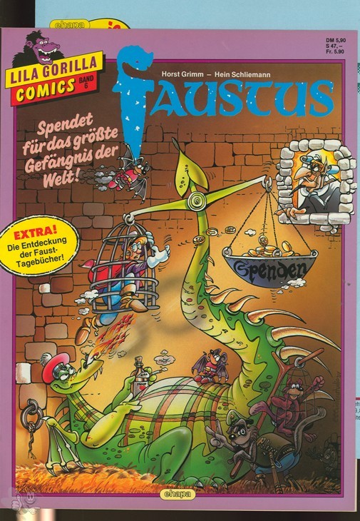 Lila Gorilla Comics 6: Faustus: Spendet für das größte Gefängnis der Welt