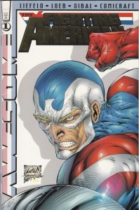 Loeb/Liefeld: THE FIGHTING AMERICAN (Awesome 1997) Gold Foil Cover