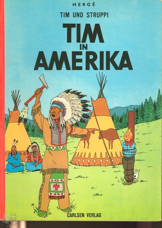 Tim und Struppi 19: Tim in Amerika (höhere Auflagen)