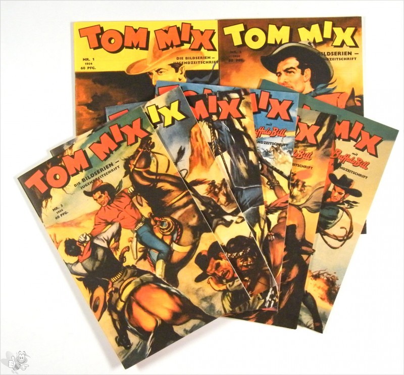 Tom Mix Jahrgang 1 &amp; 2 komplette Serie Hethke Nachdruck