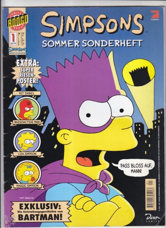 Simpsons Sommer Sonderheft 1