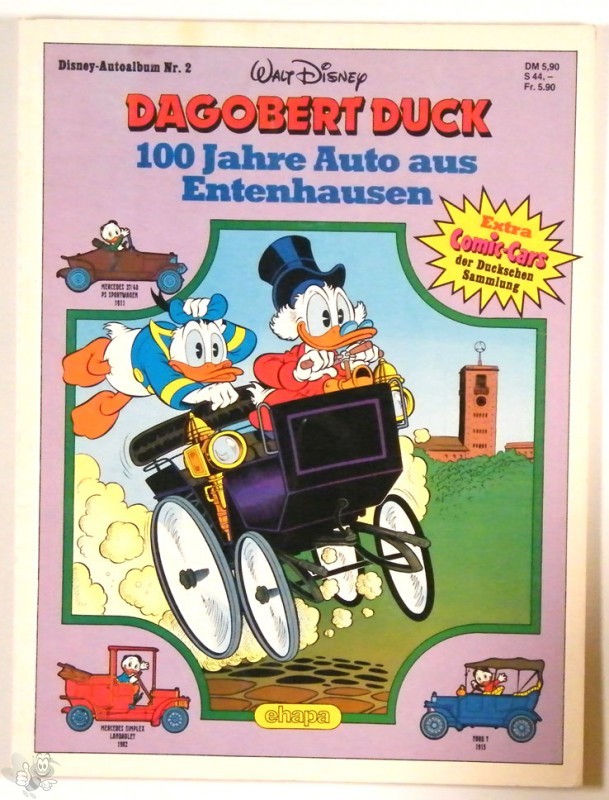 Disney-Autoalbum 2: Dagobert Duck - 100 Jahre Auto aus Entenhausen