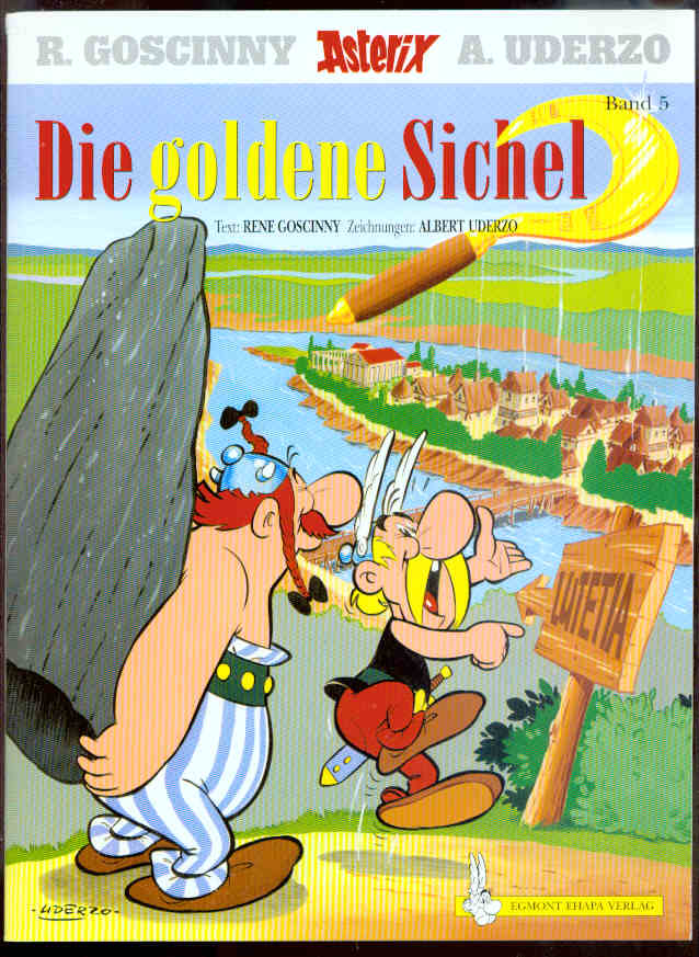Asterix 5: Die goldene Sichel (höhere Auflagen, Softcover)