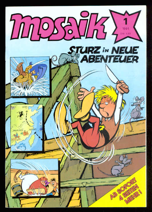 Mosaik 1991: Nr. 1: Sturz in neue Abenteuer