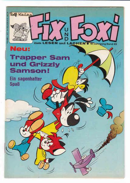 Fix und Foxi: 19. Jahrgang - Nr. 23