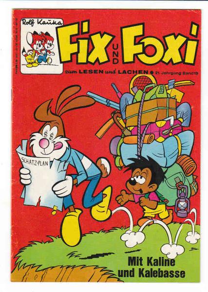 Fix und Foxi: 21. Jahrgang - Nr. 19