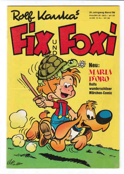 Fix und Foxi: 21. Jahrgang - Nr. 39