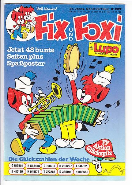Fix und Foxi: 31. Jahrgang - Nr. 36