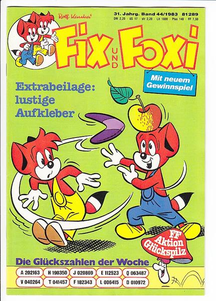 Fix und Foxi: 31. Jahrgang - Nr. 44