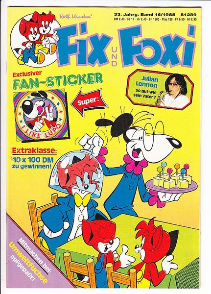 Fix und Foxi: 33. Jahrgang - Nr. 16