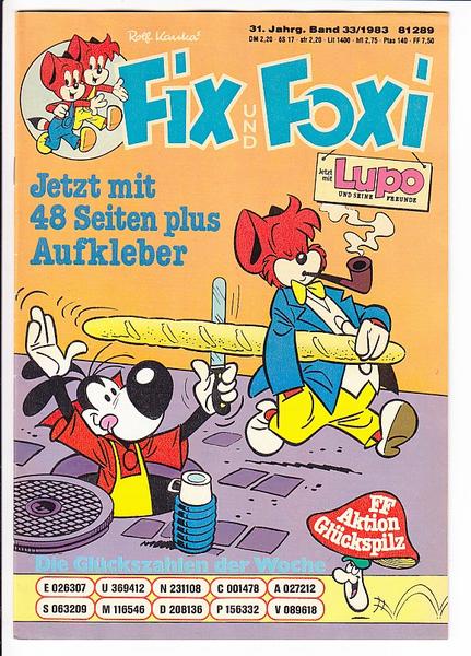 Fix und Foxi: 31. Jahrgang - Nr. 33
