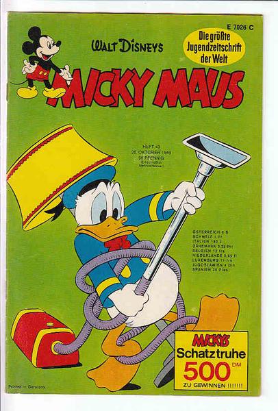 Micky Maus 1969: Nr. 43: