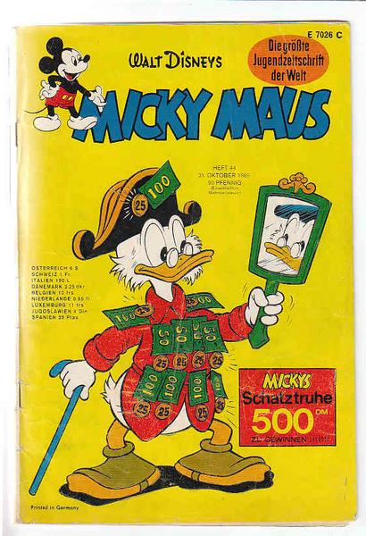 Micky Maus 1969: Nr. 44: