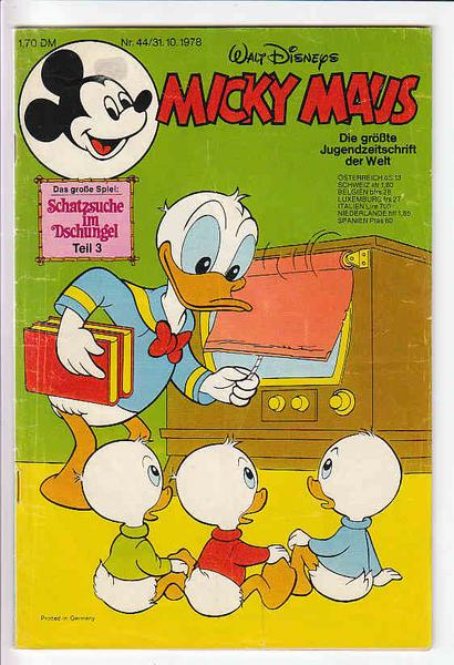 Micky Maus 1978: Nr. 44: