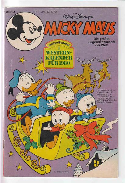 Micky Maus 1979: Nr. 52: