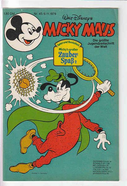 Micky Maus 1979: Nr. 45: