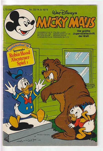 Micky Maus 1979: Nr. 33: