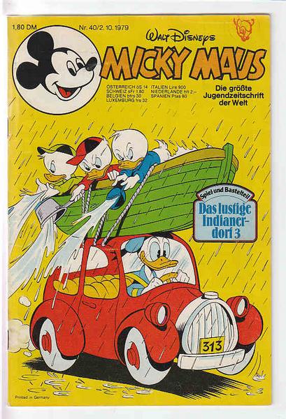 Micky Maus 1979: Nr. 40: