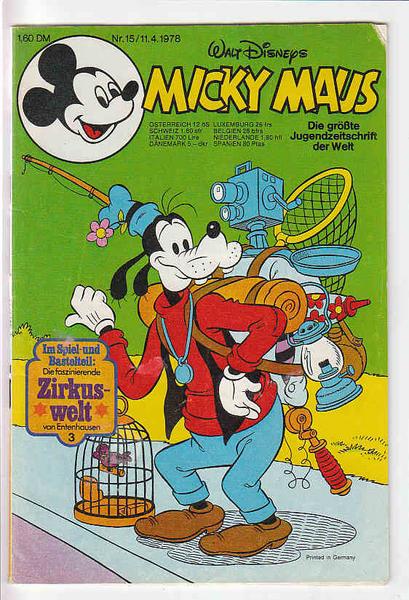 Micky Maus 1978: Nr. 15: