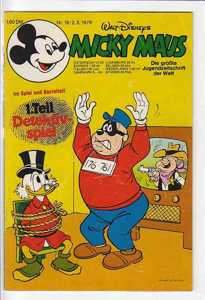 Micky Maus 1978: Nr. 18: