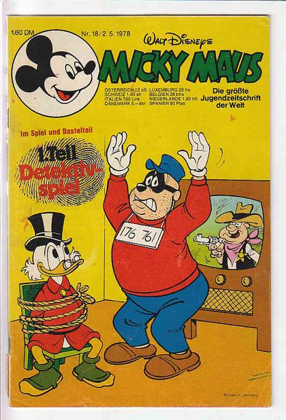 Micky Maus 1978: Nr. 18: