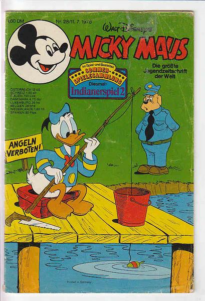 Micky Maus 1978: Nr. 28: