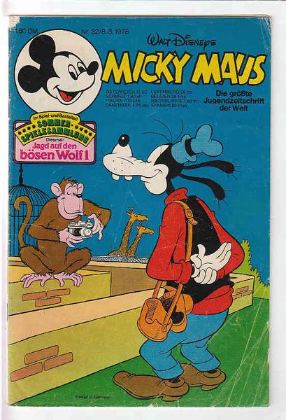 Micky Maus 1978: Nr. 32: