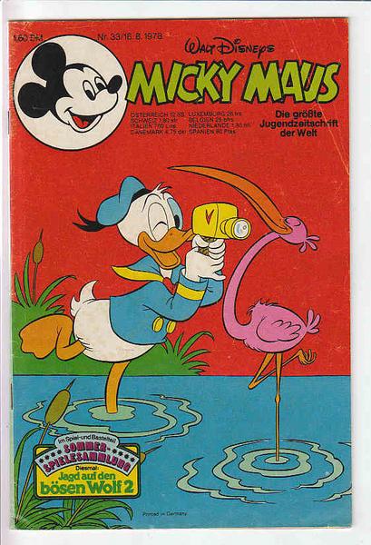 Micky Maus 1978: Nr. 33: