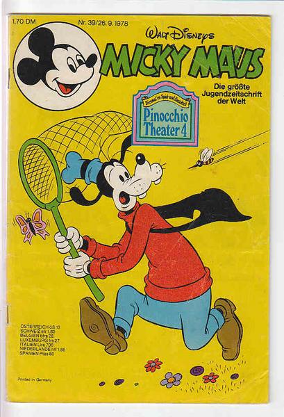 Micky Maus 1978: Nr. 39: