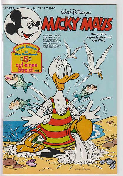 Micky Maus 1980: Nr. 28: