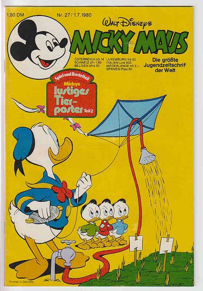 Micky Maus 1980: Nr. 27: