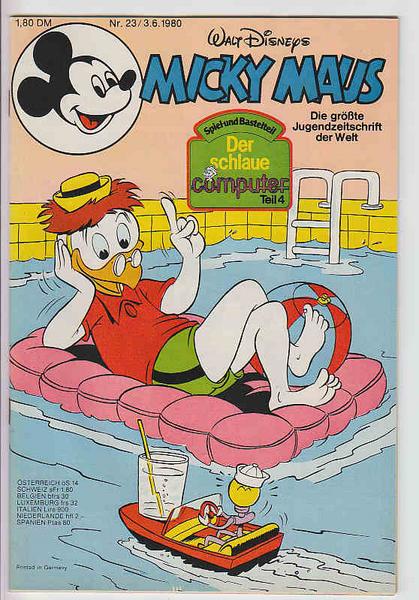 Micky Maus 1980: Nr. 23: