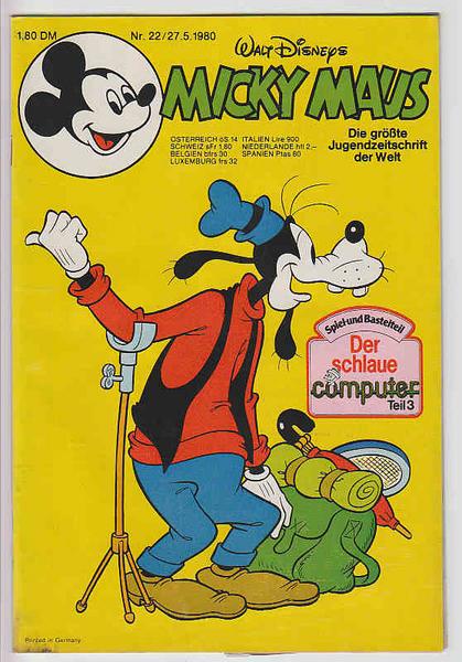 Micky Maus 1980: Nr. 22: