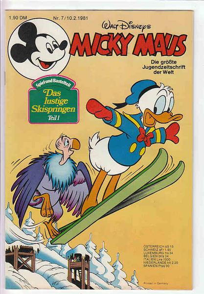 Micky Maus 1981: Nr. 7: