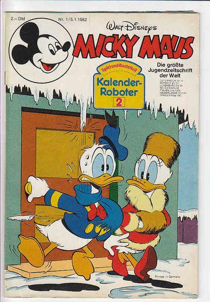 Micky Maus 1982: Nr. 1: