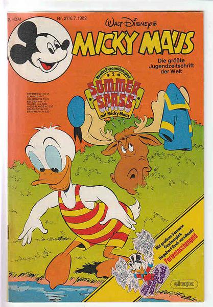 Micky Maus 1982: Nr. 27: