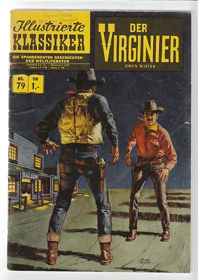 Illustrierte Klassiker 79: Der Virginier (2. Auflage)