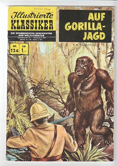 Illustrierte Klassiker 124: Auf Gorilla-Jagd (2. Auflage)