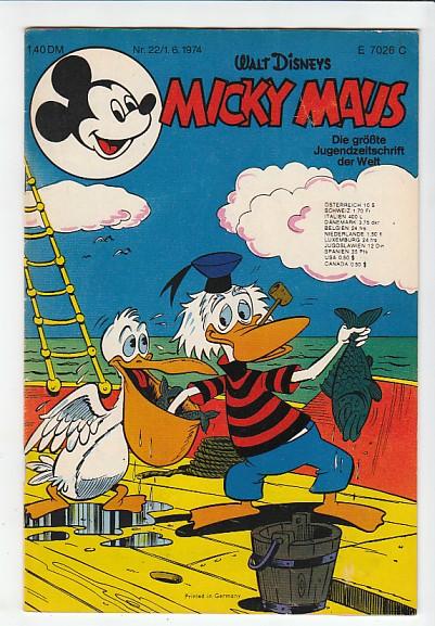 Micky Maus 1974: Nr. 22: