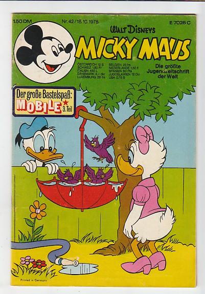 Micky Maus 1975: Nr. 42: