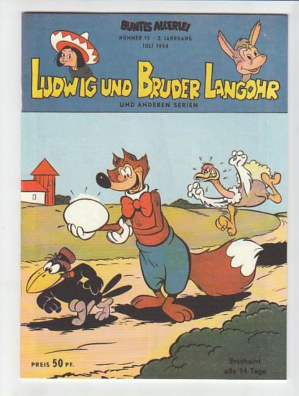 Buntes Allerlei 1954: Nr. 15: Ludwig und Bruder Langohr