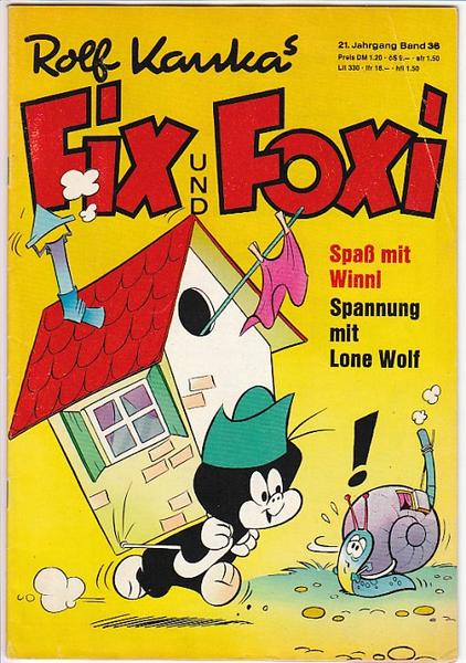Fix und Foxi: 21. Jahrgang - Nr. 36