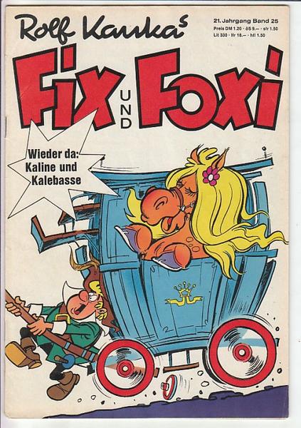 Fix und Foxi: 21. Jahrgang - Nr. 25