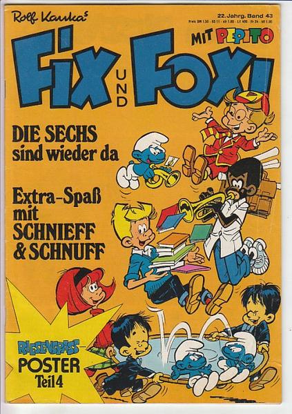 Fix und Foxi: 22. Jahrgang - Nr. 43