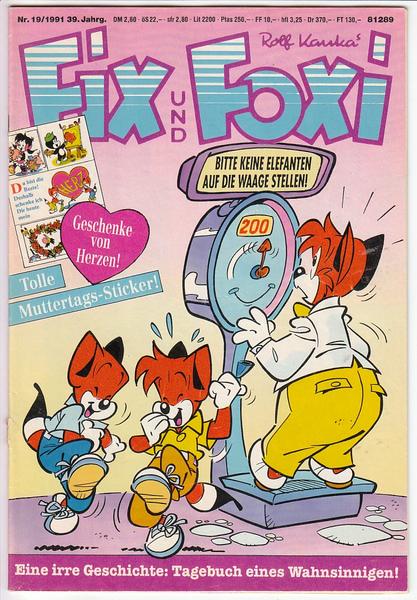 Fix und Foxi: 39. Jahrgang - Nr. 19