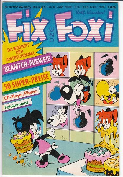 Fix und Foxi: 39. Jahrgang - Nr. 15