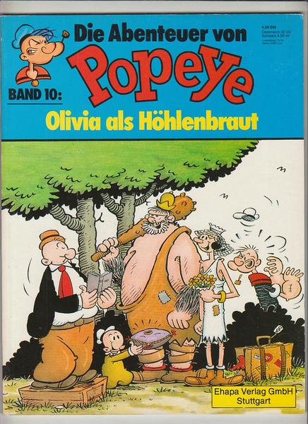 Die Abenteuer von Popeye 10: Olivia als Höhlenbraut