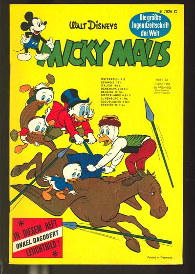Micky Maus 1969: Nr. 23: